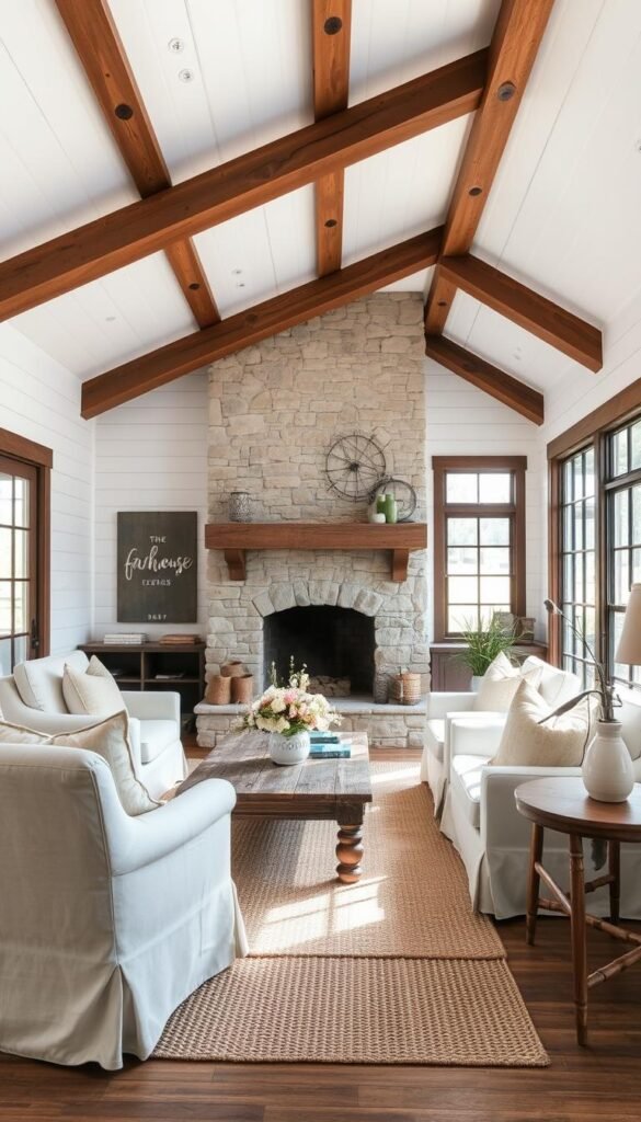 Farmhouse Style Room Design