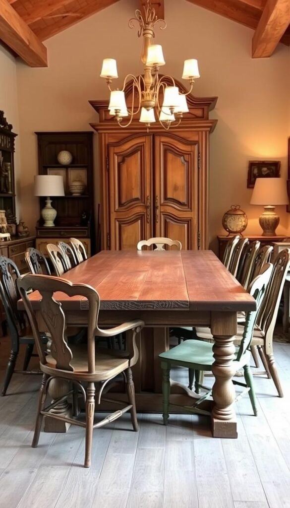 Vintage Farmhouse Statement Furniture