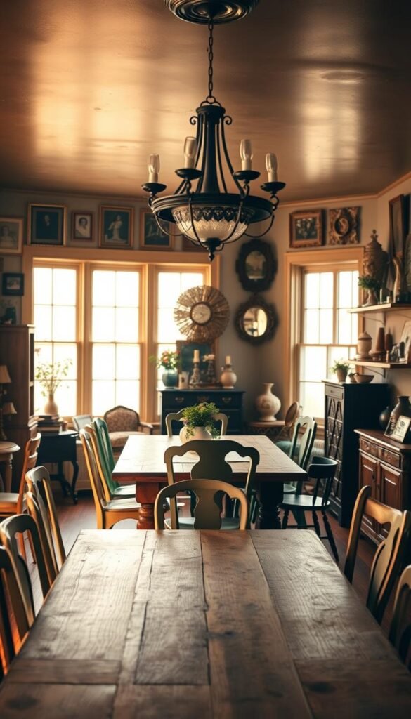 eclectic dining space mixing vintage and modern eclectic dining space mixing vintage and modern