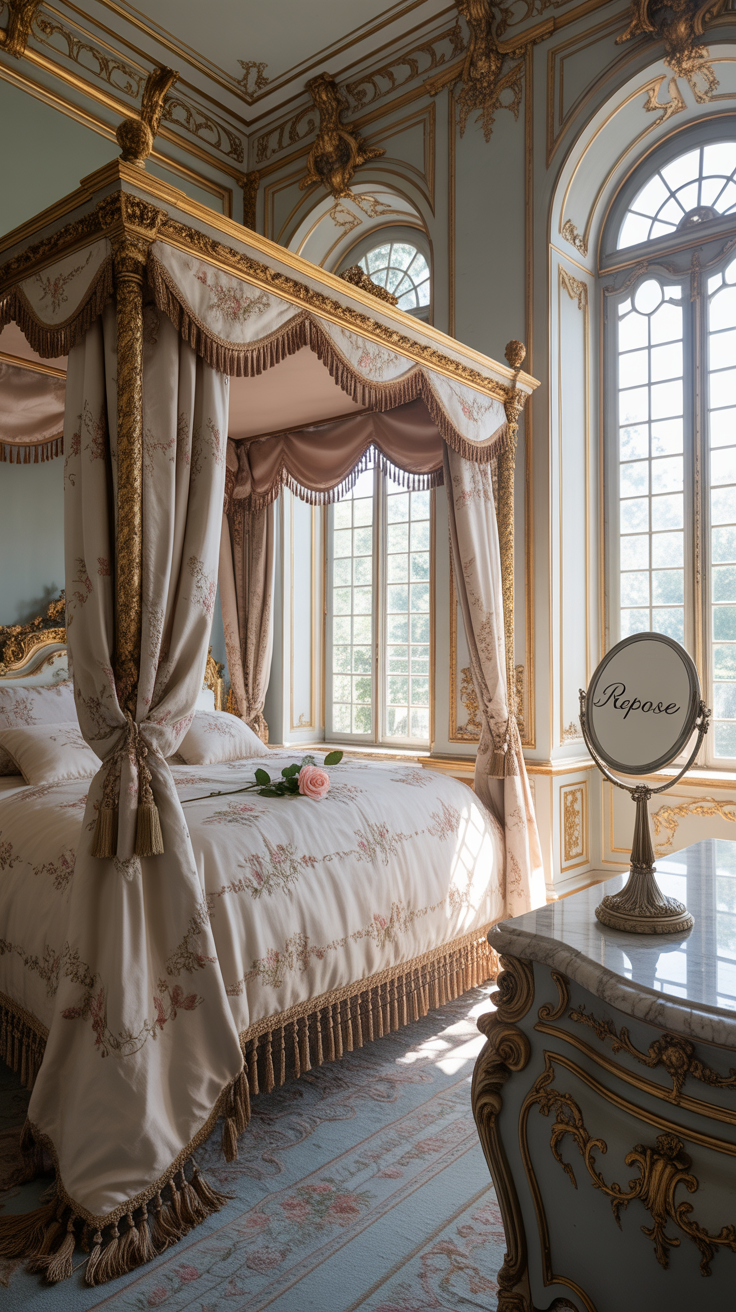 25 Stunning Rococo Bedroom Ideas to Transform Your Space