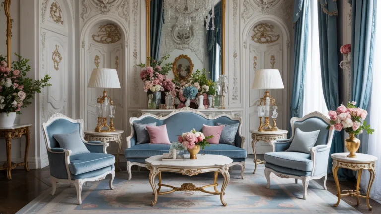 12 Rococo Living Room Ideas That Feel Elegant and Dramatic