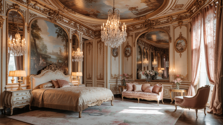 15 French Rococo Bedroom Ideas That Feel Straight Out of a Parisian Palace