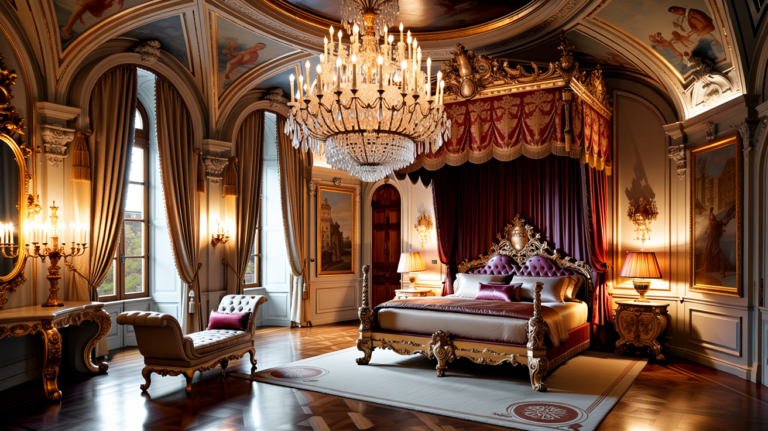 10 Baroque Bedrooms That Look Like a Royal Suite