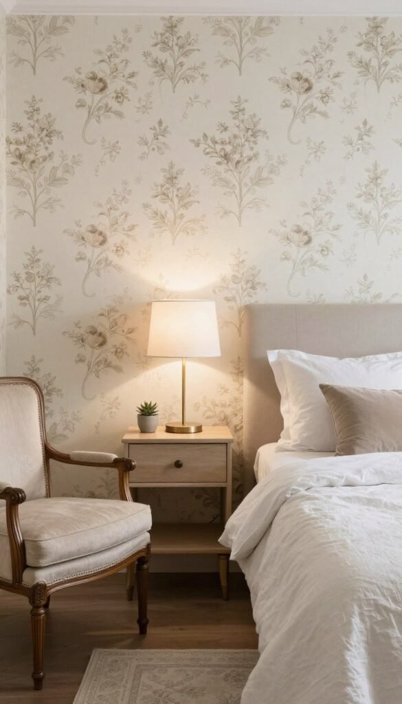 Modern homes with Victorian wallpaper